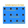 Rannb Pegboard Hooks 3/8" Square Hole Peg Hooks Heavy Duty