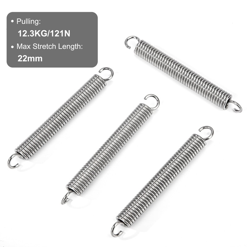 GUNGY Tension Springs with Hooks Stainless Steel Tension Spring Tension