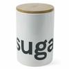 Villa d'Este Home Tivoli Ceramic Sugar Bowl 750 ml Bamboo
