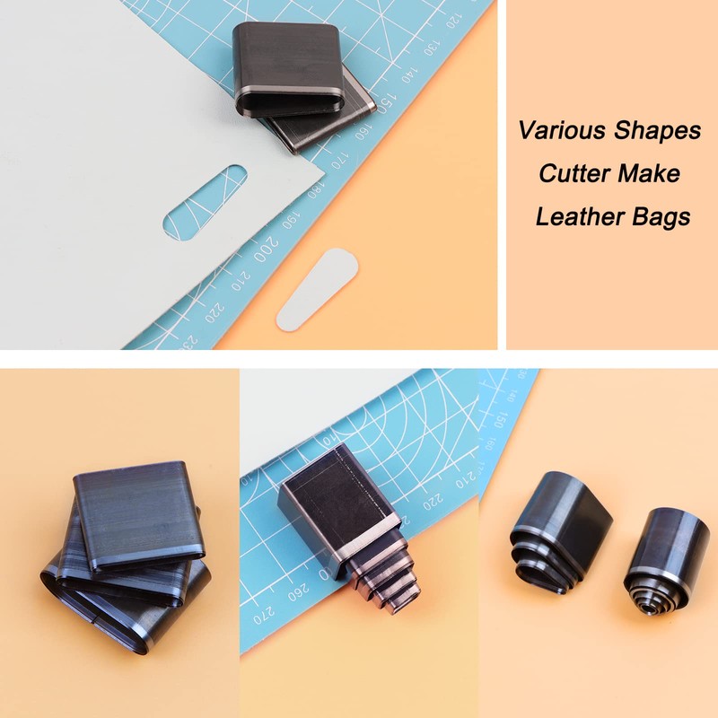 52 Shapes Style Hollow Punch Tool, Leathercraft Punch Tool Set,