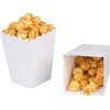 We Moment Zone 24pcs White Popcorn Boxes Mini Paper Popcorn