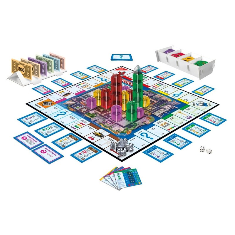Monopoly Builder Board Game, Strategy Game, Family Game, Games for
