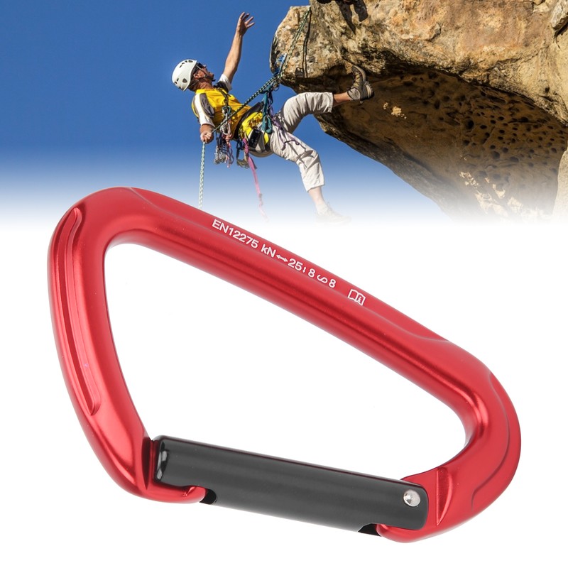 Locking Carabiner Clip DRing Hook Safety Bearing Buckle for Climbing