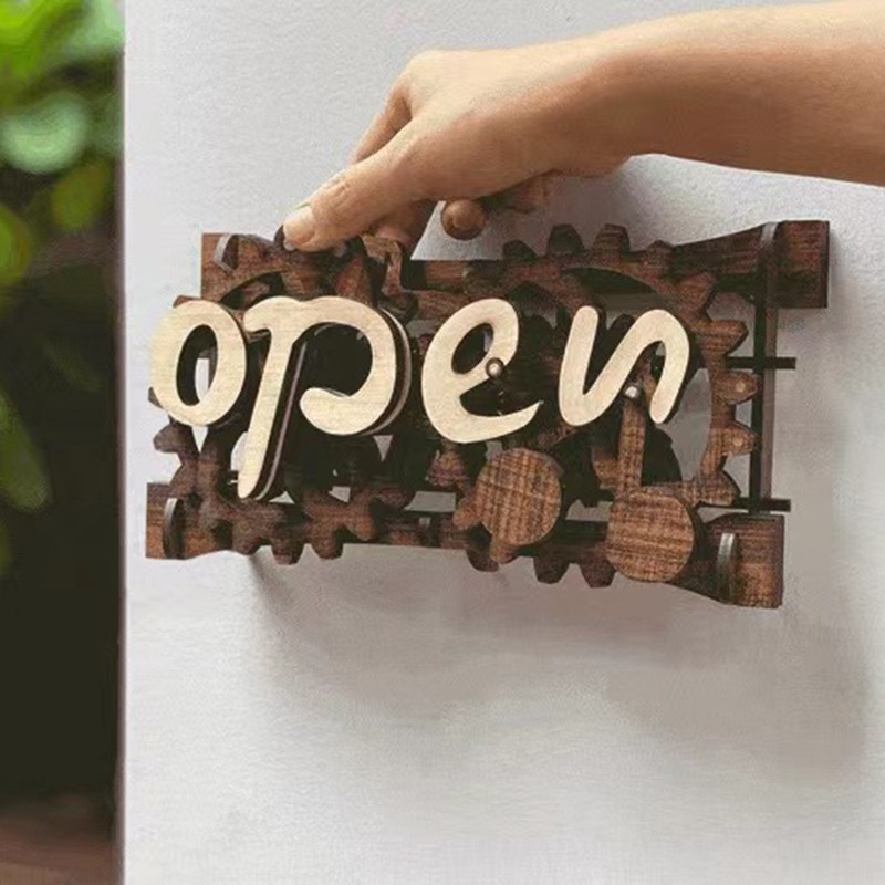 Manual Gear Open and Close Switch Decorative Ornament