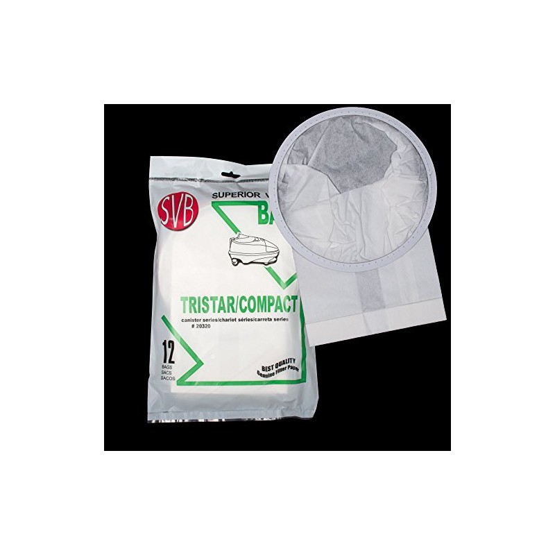 Compact Tristar Vacuum Paper Bag for All Models 12 Pack