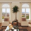 PROTINT WINDOWS Precut Pattern Texture Arched Window Film Shade, Self