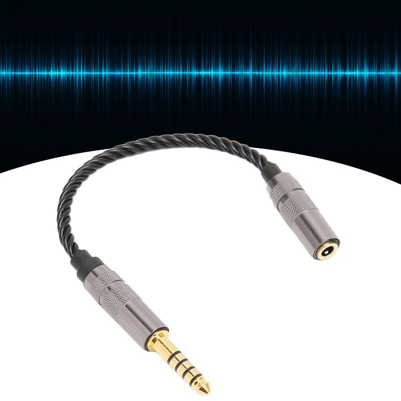 Headphone Adapter Cable Gold Plated 4.4MM Balanced Male to 3.5MM
