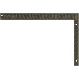 Johnson Level & Tool CS7 Aluminum Arc Angle Framing Square, 16" x 24", Black, 1 Square