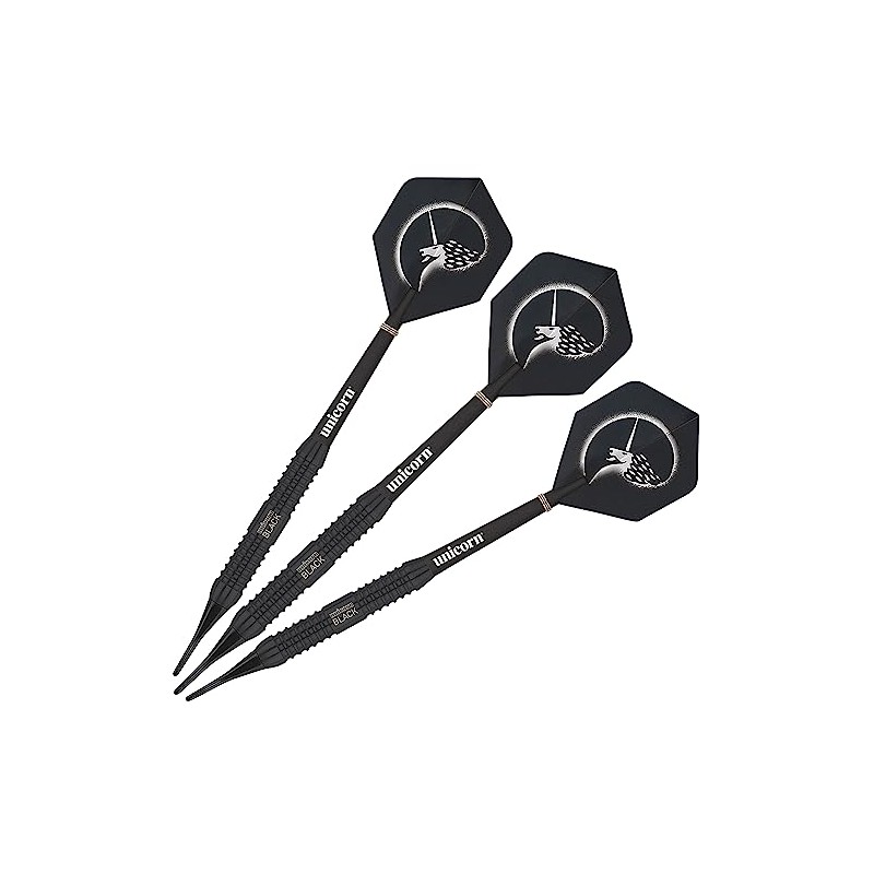Unicorn Core Plus Soft Dart, Brass, schwarz, 19g