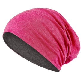 Hatstar Long Slouchy Beanie, 2-in-1 Reversible Jersey Hat in 45 Colours -