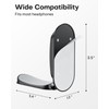 OMOTON Headphone Stand for Desk, Foldable Sticky Headset Stand Holder,