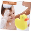 Baluue 4pcs Duck Shaped Bath Sponge Gentle Exfoliating Body Scrubbers