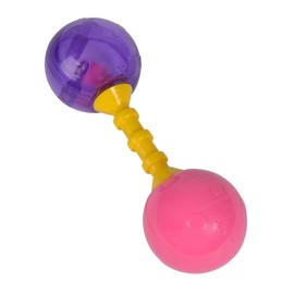 Simba 104011619 - ABC Erste Rassel, 3-fach sortiert, es wird nur ein Artikel geliefert, eine transparente Seite mit bunter Kugel, 13,5cm, ab 3 Monate