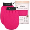 Exfoliating Glove 2 Pack, Korean Exfoliating Mitt, Body Scrubber Exfoliator