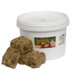 500g African Black Soap, traditionally made using Unrefined Shea Butter, Cocoa Pod Ash, & Virgin Coconut Oil. Contains No SLS, Detergents & Parabens. Ideal for very Sensitive Skin types, supplied direct by Shea Direct Skincare. 500grams Bar.