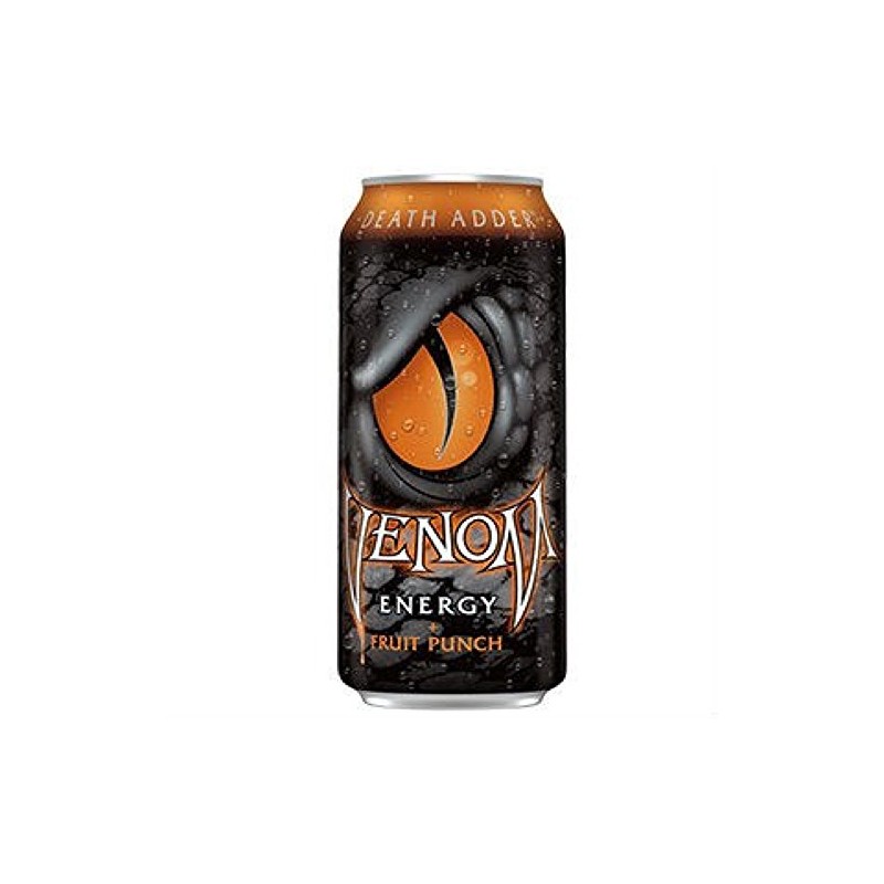 Venom Energy Death Adder Fruit Punch 16oz (Pack of 16)
