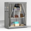 Design Portable Closet Wardrobe Clothes Rack Storage Organizer Shelf Bedroom