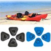 4 Pieces D-Rings Patch For Pvc Inflatable Boat Canoe Raft