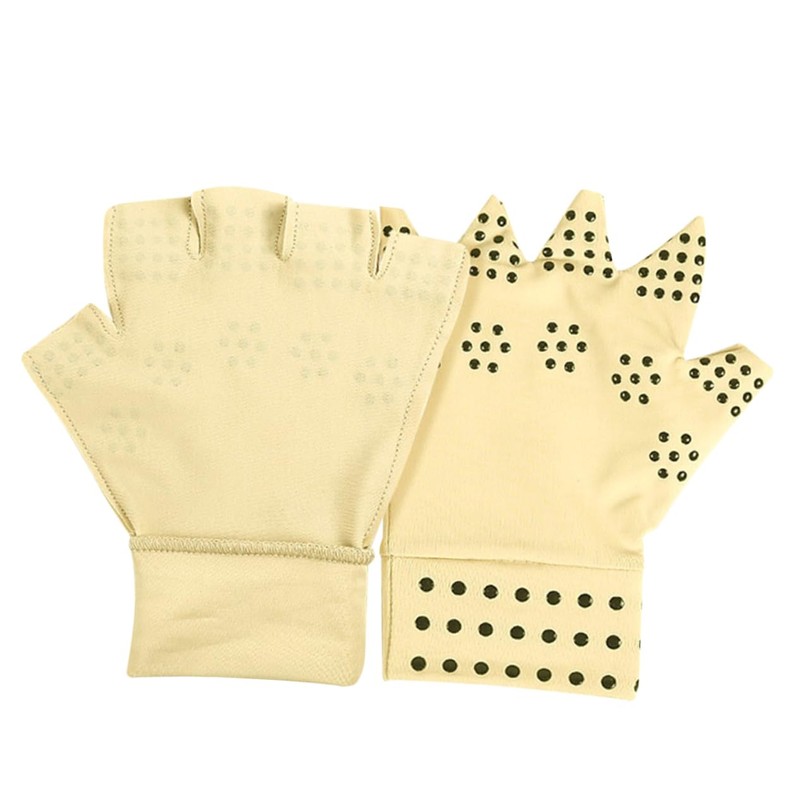 Healeved 2 Pairs Compression Gloves Magnetic Therapy Gloves for Hand