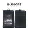 LUYING Commuter Passenger Zipper Head Black Key Holder Coin Case
