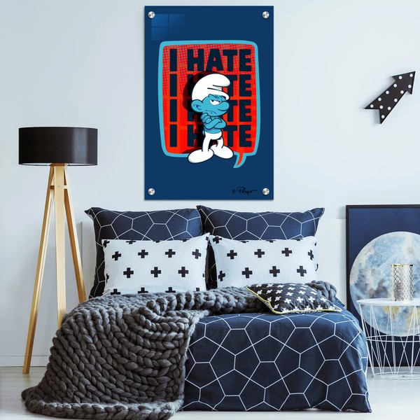 EGD The Smurfs Acrylic Frame Modern Wall Art I X