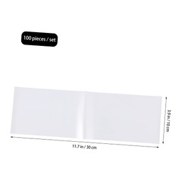 PACKOVE 100 Sheets DIY Hair Dye Coloring Paper Professional Translucent Hair Coloring for Lowlights Highlights and Perming Flexible Insulation Material