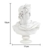 6 Inch Greek Classical Replica Apollo Head Bust Statue Roman