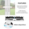 Patio Door Security Lock with Alarm, French Door Security Lock,Patio