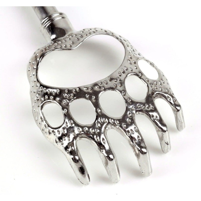 Extending Back Scratcher Claw Portable Telescopic Stainless Steel Metal Massager