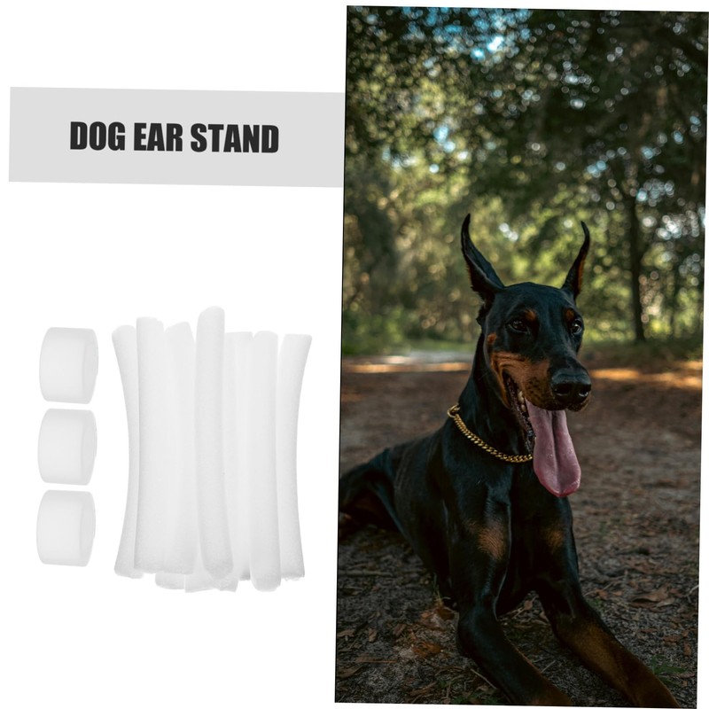 Kisangel 10pcs Dog Ear Support Rods Soft Tape for Puppy