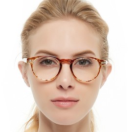 OCCI CHIARI Computer Reading Glasses Women Screen Readers 0 1.0 1.25 1.5 1.75 2.0 2.25 2.5 2.75 3.0 3.5 4.0 5.0 6.0 (Brown/yellow, 150) Sturdy
