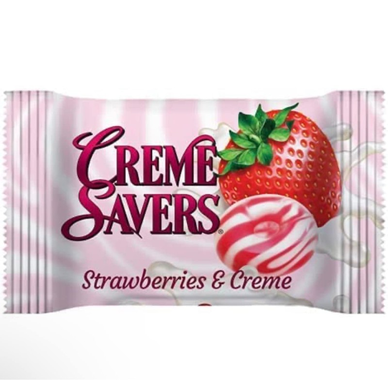 Creme Savers Strawberries and Oranges Creme Savers Hard Candy |