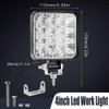 Led Light Bar, Turboo 10PCS 4inch 48W Led Work Light