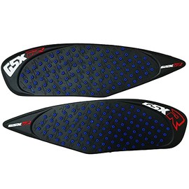Blue Gas Fuel Tank Pad Traction Side Fuel Knee Grip Decal Compatible with Suzuki GSXR 600 750 2008 2009 2010 Gixxer