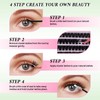Lash Clusters Kit DIY Lash Extension Kit Cluster Lashes Mix