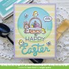 Lawn Fawn LF3658 Spring Basket 4X6 Clear Stamp Set