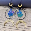 XCTUDY Mystic Moon Snake Earrings, Gothic Witch Style Dangle Earrings