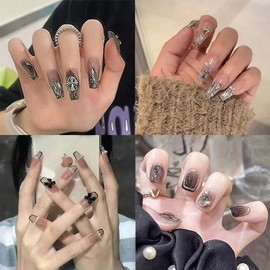 DIY Press-On Nail Art Tips 10 Kinds LM-0344 LM-P004 2ea