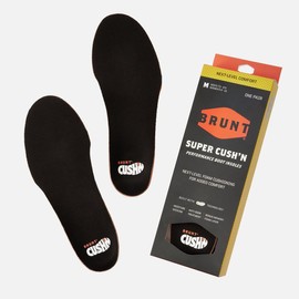 BRUNT Super CUSH’N® Insole - Color: Black, Size: M
