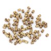 Hilitand 100pcs M2.5 Thread Brass Knurled Threaded Insert, Embedment Nuts