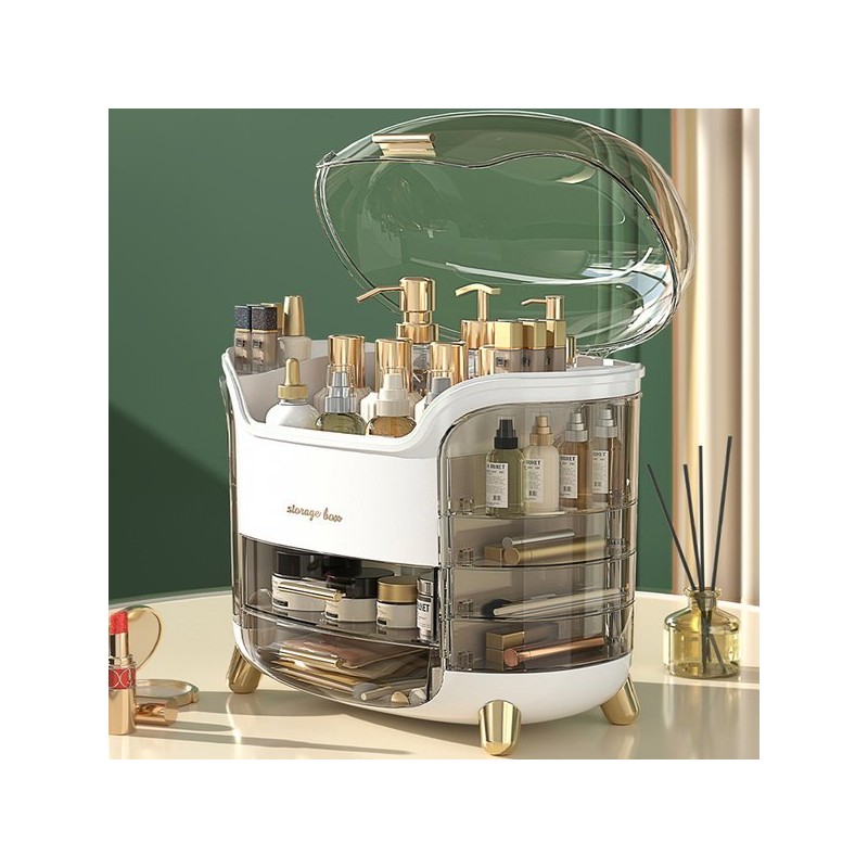 프리미엄 화장품 정리함 브러쉬 립스틱 화장대 보관함 Premium cosmetics organizer