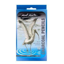 Mont Marte Charcoal Pencils 12pce
