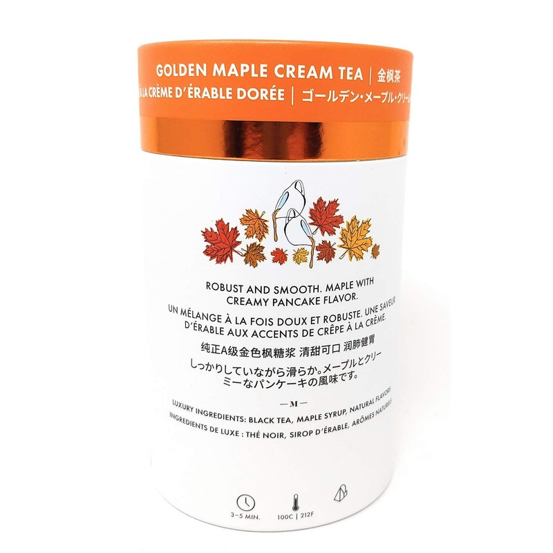 Metropolitan Tea M21 Luxury Black Tea Golden Maple Cream Tea