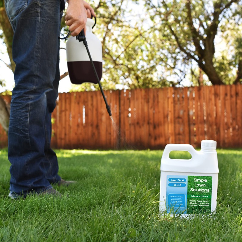 Advanced 16-4-8 Lawn Fertilizer - Liquid Lawn Food Spring &