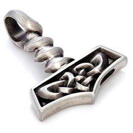 BICO 'Thor's Hammer' Pendant in a Satin Finish (E337)