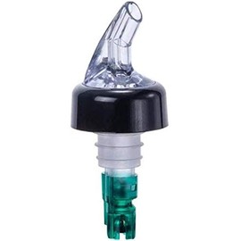 (12-PCS-3/4 Ounce) Green Automatic Measure Pourer Drinks Wine Cocktail Dispenser Portion Control Bar Tools Measured Quick Shot Spirit Liquor Pourers Stopper with Collar