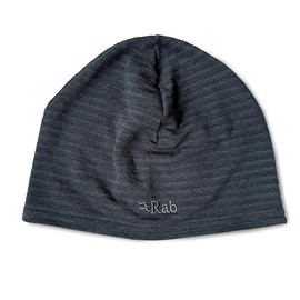 Rab Filament Beanie - Lightweight Fleece Skull Cap for Climbing, Skiing, & Mountaineering - Black - One Size