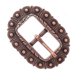 Engraved Bridle Buckle Copper 3/4" 7851-10