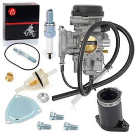 MOTO1988 Carburetor Carb & Intake Manifold Boot For Yamaha Big Bear 400 2000 2001 2002 2003 2004 2005 2006 Carb