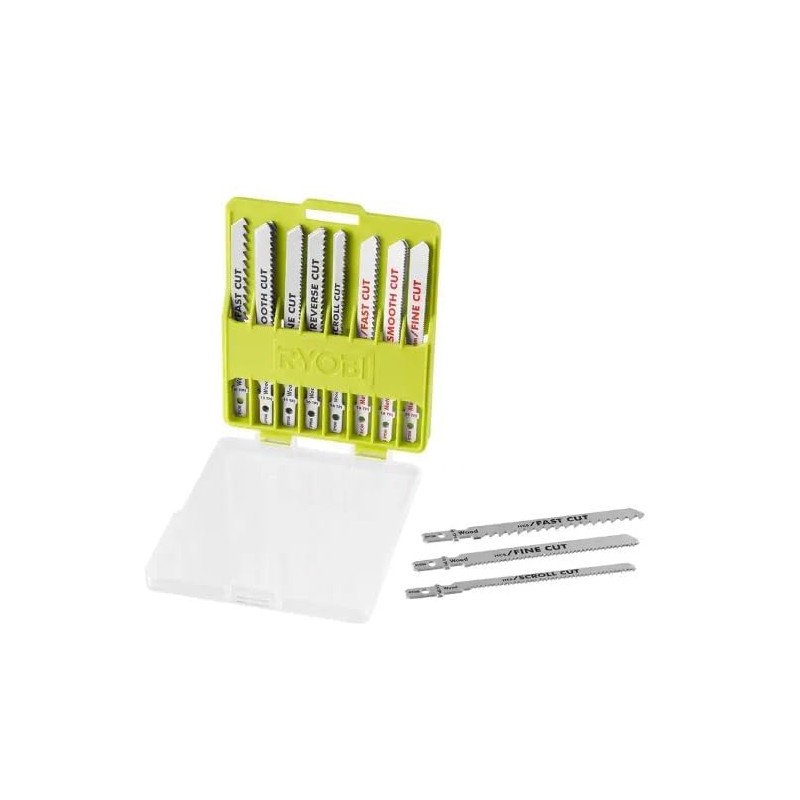 Ryobi All Purpose Jig Saw Blade Set (20-Piece), A14AK201